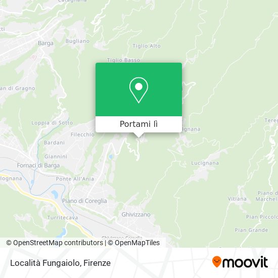 Mappa Località Fungaiolo