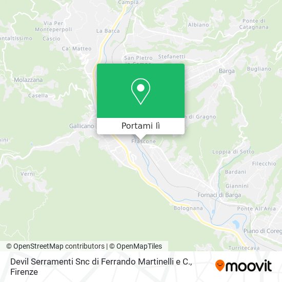 Mappa Devil Serramenti Snc di Ferrando Martinelli e C.