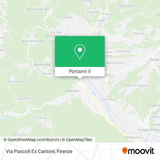 Mappa Via Pascoli Ex Cantoni
