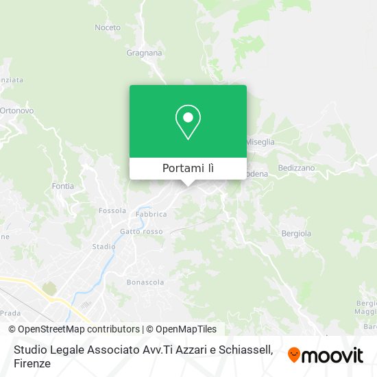 Mappa Studio Legale Associato Avv.Ti Azzari e Schiassell