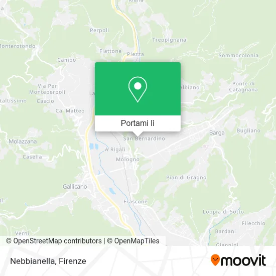Mappa Nebbianella