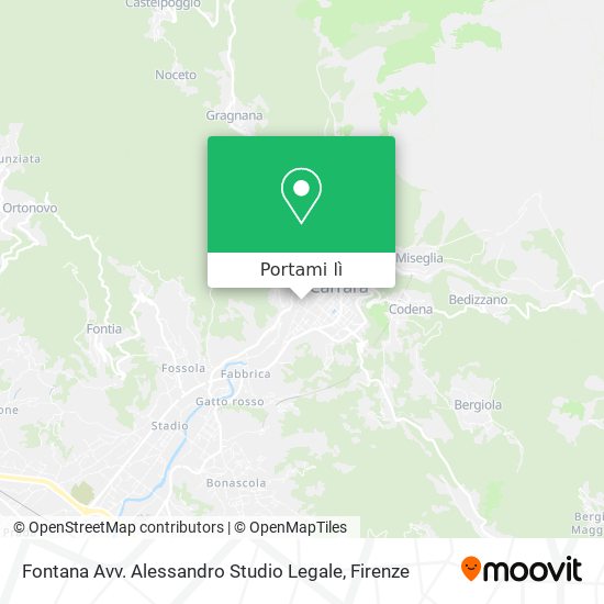 Mappa Fontana Avv. Alessandro Studio Legale