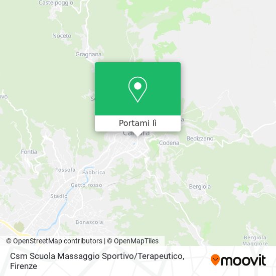 Mappa Csm Scuola Massaggio Sportivo / Terapeutico