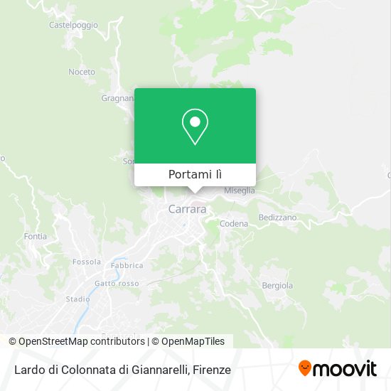 Mappa Lardo di Colonnata di Giannarelli