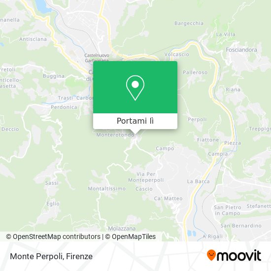 Mappa Monte Perpoli