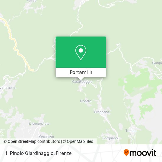 Mappa Il Pinolo Giardinaggio