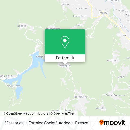 Mappa Maestà della Formica Società Agricola