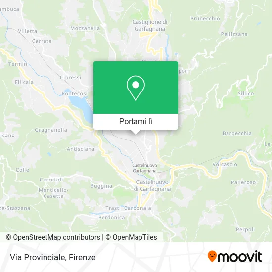 Mappa Via Provinciale