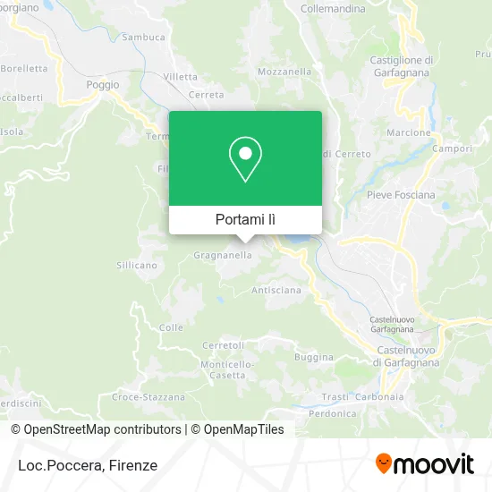 Mappa Loc.Poccera