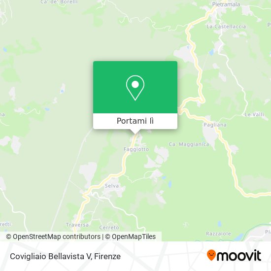 Mappa Covigliaio Bellavista V