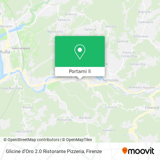 Mappa Glicine d'Oro 2.0 Ristorante Pizzeria