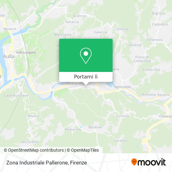 Mappa Zona Industriale Pallerone
