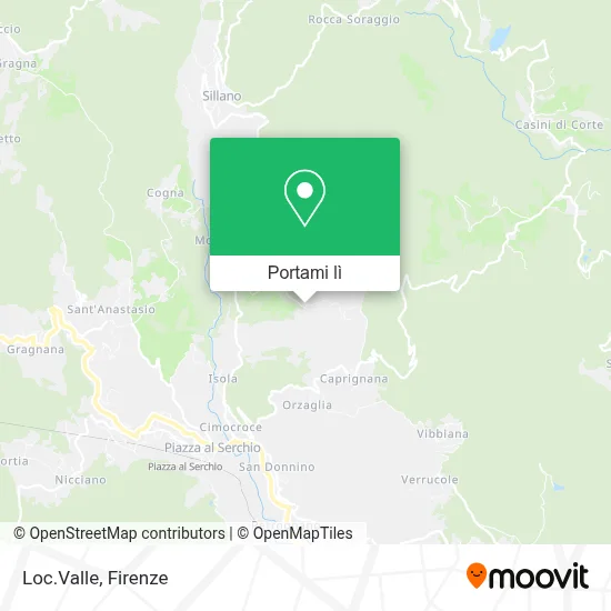 Mappa Loc.Valle