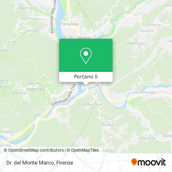 Mappa Dr. del Monte Marco