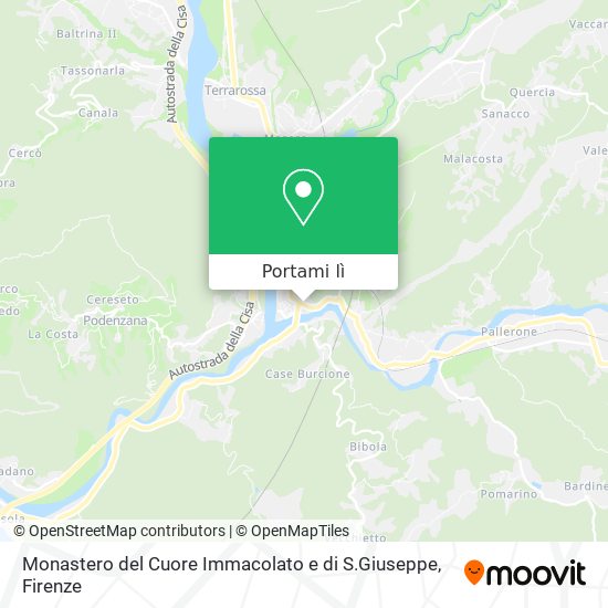 Mappa Monastero del Cuore Immacolato e di S.Giuseppe