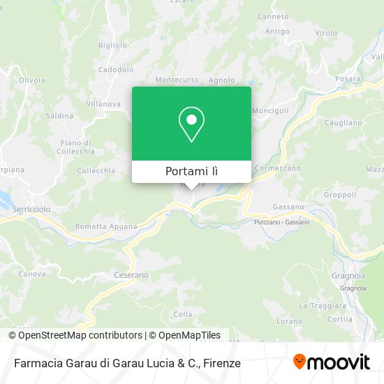 Mappa Farmacia Garau di Garau Lucia & C.