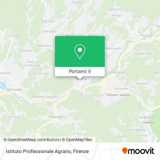 Mappa Istituto Professionale Agrario