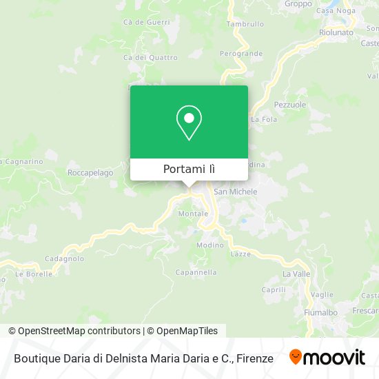 Mappa Boutique Daria di Delnista Maria Daria e C.
