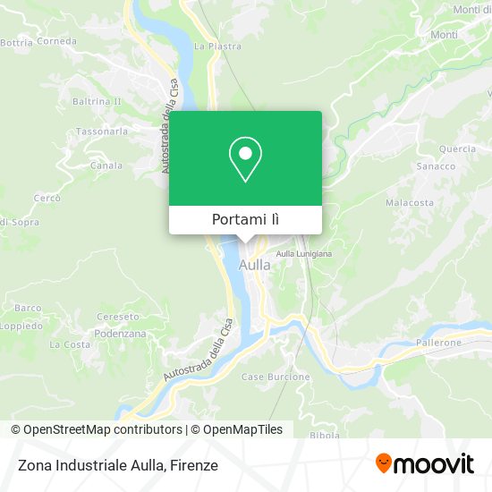 Mappa Zona Industriale Aulla