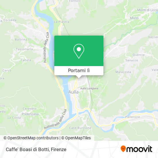 Mappa Caffe' Boasi di Botti