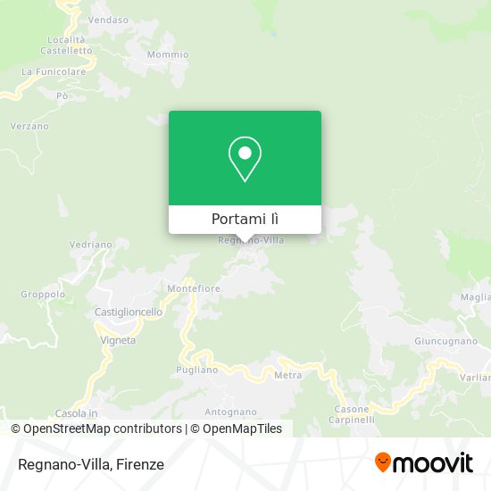 Mappa Regnano-Villa