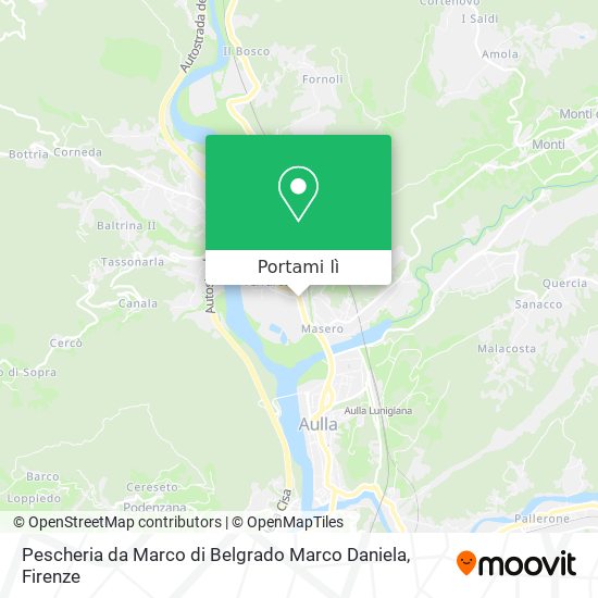 Mappa Pescheria da Marco di Belgrado Marco Daniela