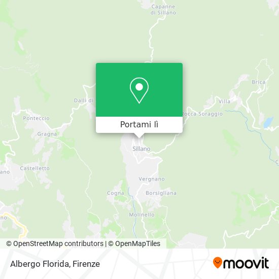 Mappa Albergo Florida