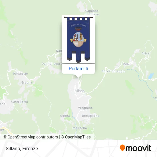 Mappa Sillano