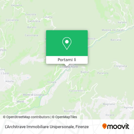 Mappa L'Architrave Immobiliare Unipersonale
