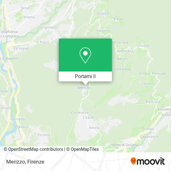 Mappa Merizzo