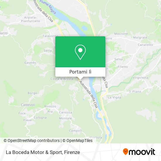 Mappa La Boceda Motor & Sport