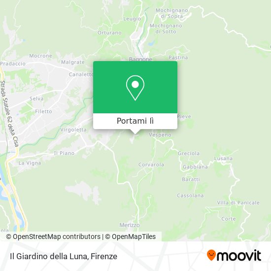 Mappa Il Giardino della Luna