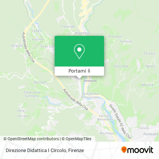 Mappa Direzione Didattica I Circolo