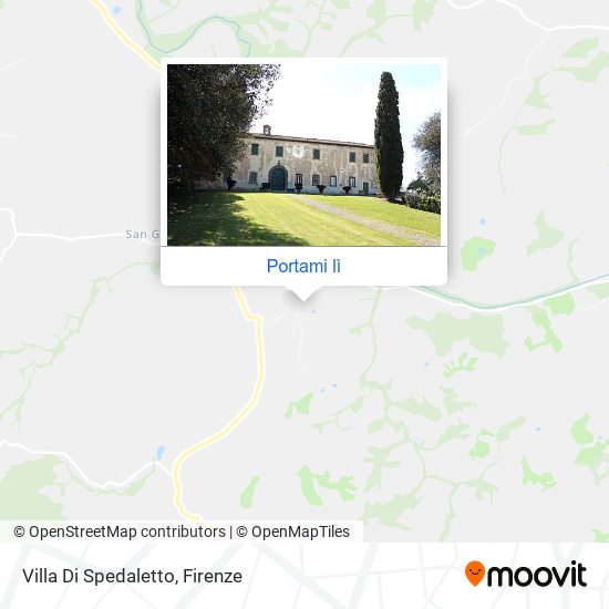 Mappa Villa Di Spedaletto