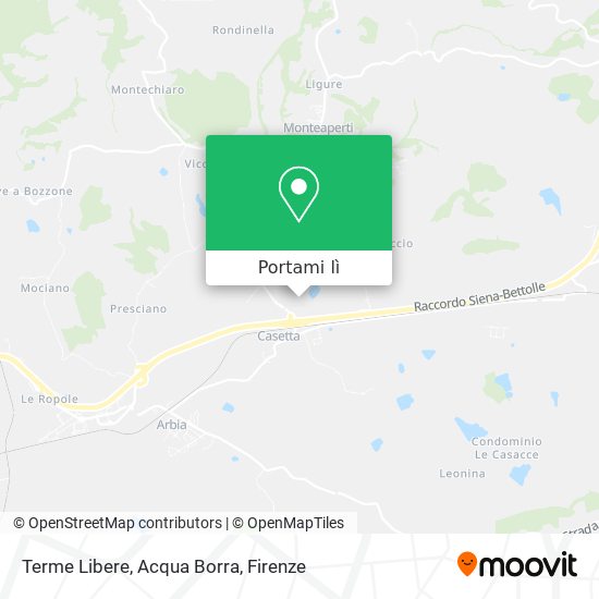 Mappa Terme Libere, Acqua Borra