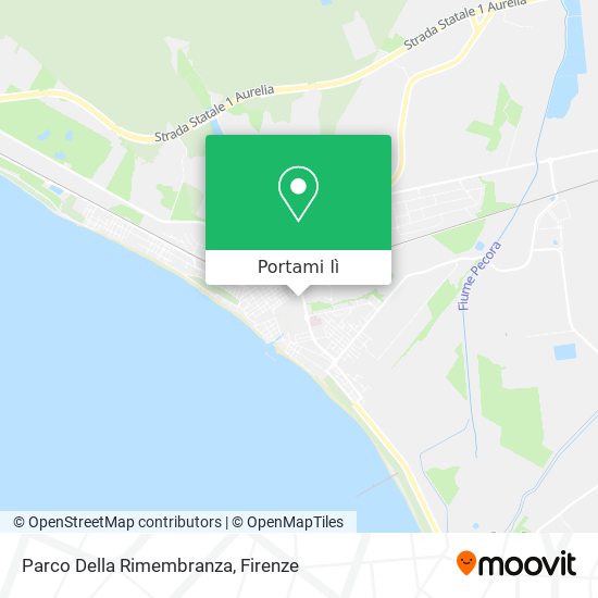 Mappa Parco Della Rimembranza