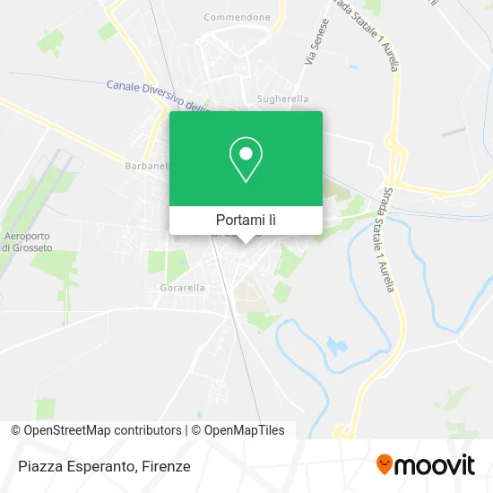 Mappa Piazza Esperanto