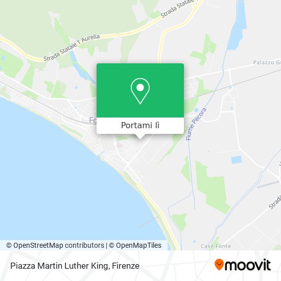 Mappa Piazza Martin Luther King