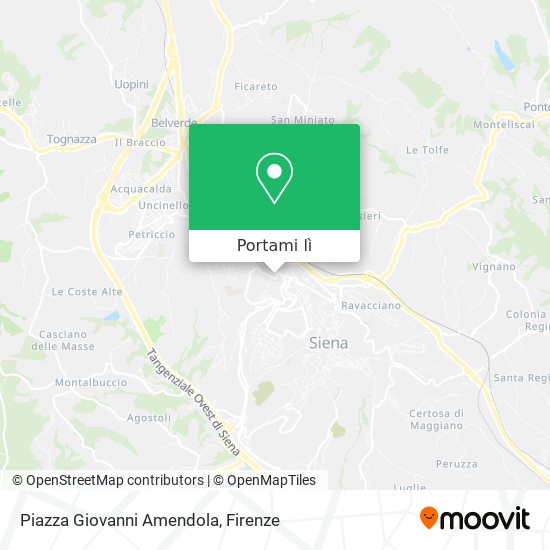 Mappa Piazza Giovanni Amendola