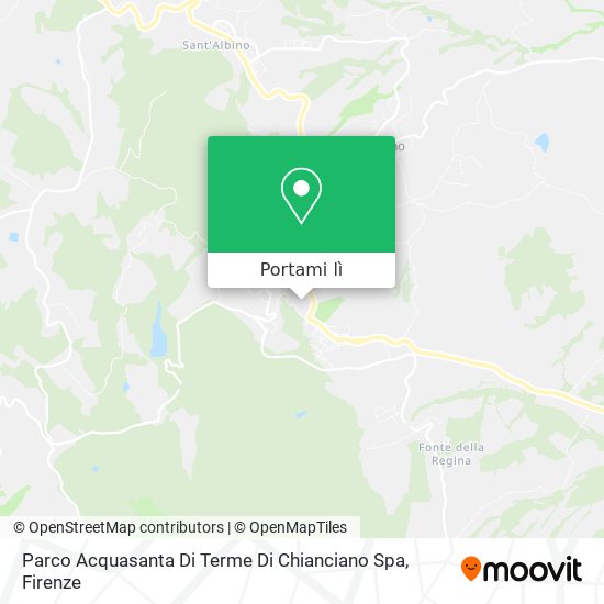 Mappa Parco Acquasanta Di Terme Di Chianciano Spa