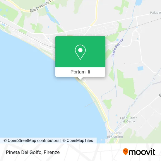 Mappa Pineta Del Golfo