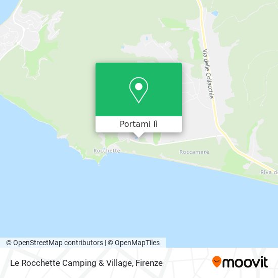 Mappa Le Rocchette Camping & Village