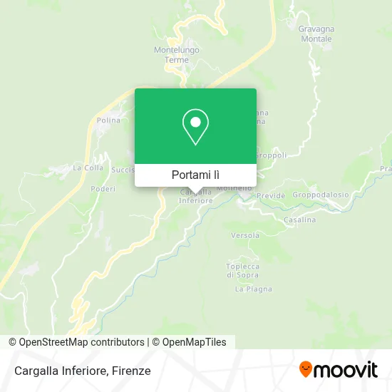 Mappa Cargalla Inferiore