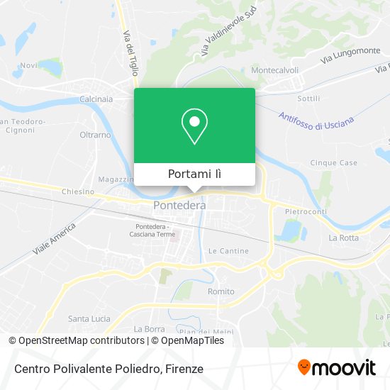 Mappa Centro Polivalente Poliedro