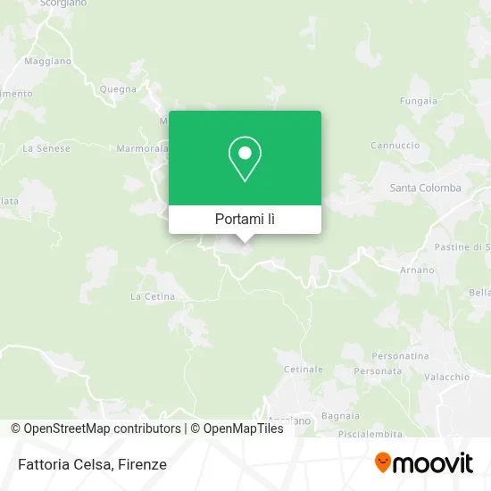 Mappa Fattoria Celsa
