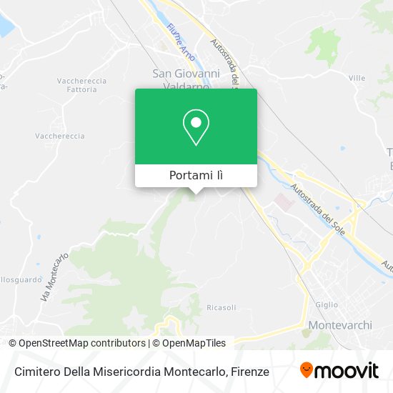 Mappa Cimitero Della Misericordia Montecarlo