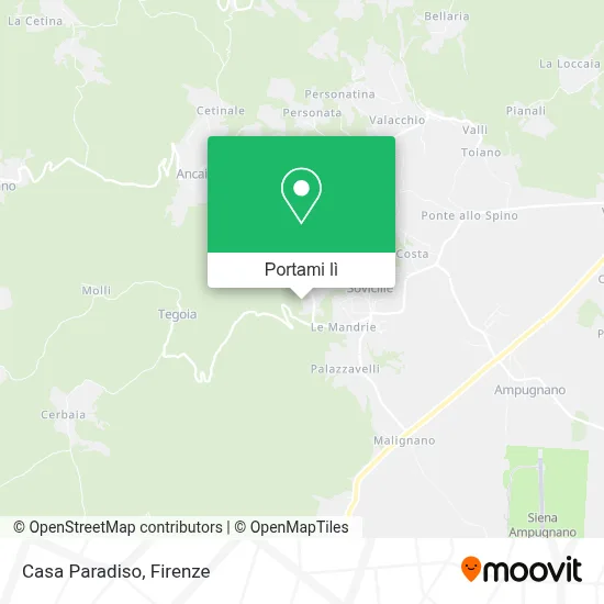 Mappa Casa Paradiso