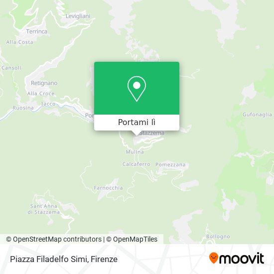 Mappa Piazza Filadelfo Simi