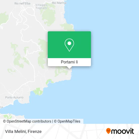 Mappa Villa Melini