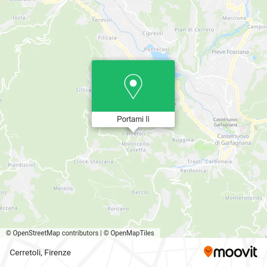 Mappa Cerretoli